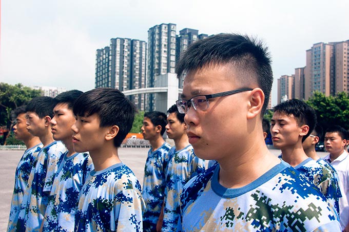 我院2016秋季軍訓(xùn)大片已拉開序幕！