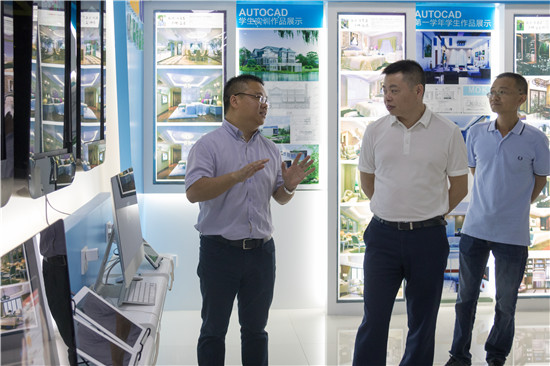  區(qū)人力資源和社會保障局、就業(yè)局領(lǐng)導(dǎo)蒞臨我院視察