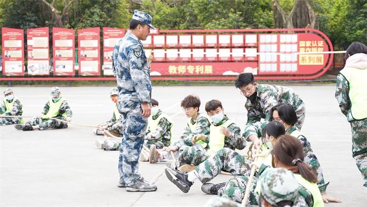 超然！新生軍訓(xùn)——團(tuán)隊(duì)訓(xùn)練賽