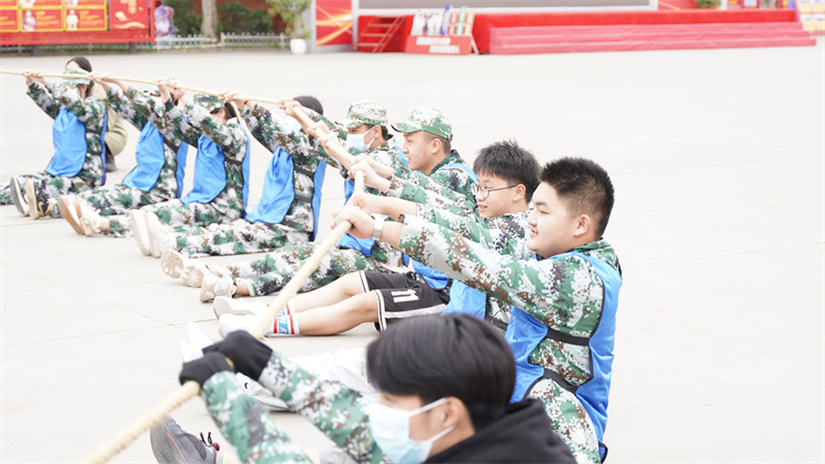 超然！新生軍訓(xùn)——團(tuán)隊(duì)訓(xùn)練賽